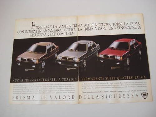 Advertising pubblicità 1987 - pubblicità,