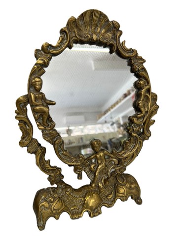 Specchiera bronzo dorato - in,