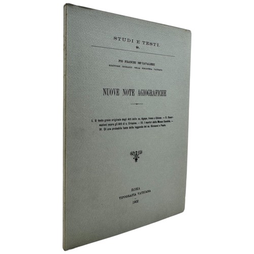 Nuove note agiografiche pio - nuove,