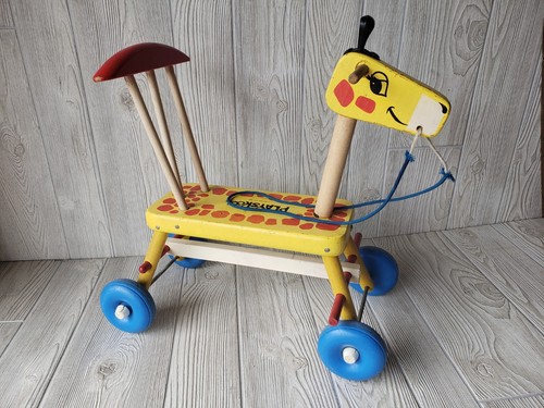 Giraffa legno vintage - giraffa,