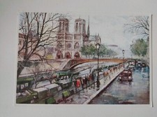 1 Postcard PARIS PARIS