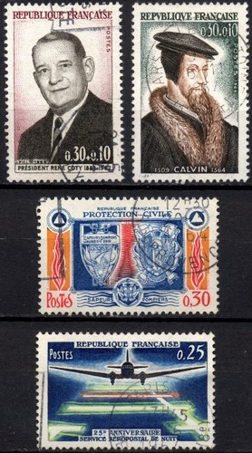 Francia 1964 lotto 4 usati - 1964,