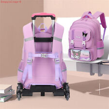 Zaino Trolley Impermeabile Staccabile Cartoon Kuromi Melody Zaino Scuola Bambini Gif