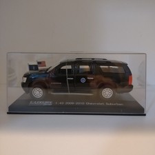 LUSSO 1/43 chevrolet suburban 2009 standard nero 500498