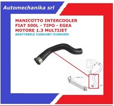 TUBO MANICOTTO ARIA INTERCOOLER  500L TIPO II  EGEA 1.3MJET 51983495  52082487