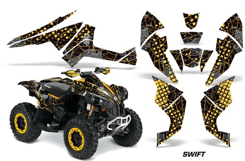 Kit grafico adesivi atv quad - kit,