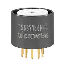 Amptata 5687 E182CC a 6N6 6H30 6N2 6922ECC88Vacuum Tube Adattatore Presa Converti