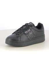 Sneakers stringate donna nero