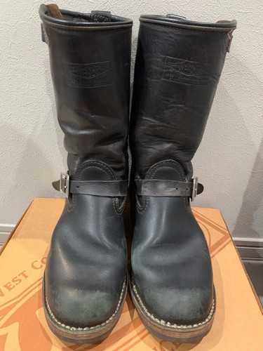 Stivali wesco pelle nera - in,