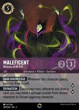 Maleficent, Mistress of All Evil - ENCHANTED - Into the Inklands - Lorcana TCG