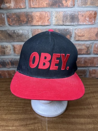 Cappello vintage obey rosso - cappello,