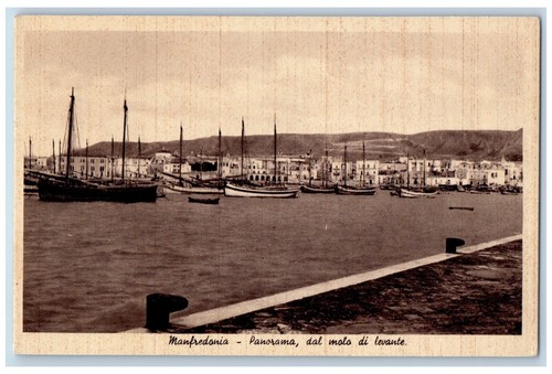 Cartolina manfredonia italia - cartolina,