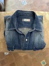 U.S.Polo ASSN Camicia di Jeans Vintage primi. anni 80 Taglia XL