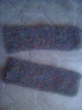 Scaldamuscoli 90% lana fatti a mano caldi e leggeri lunghezza 35 cm 