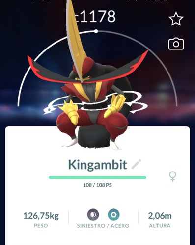 Pokemon kingambit - go,