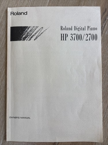Roland 3700 2700 - hp, manuale