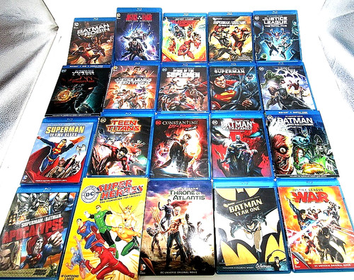 Comics blu ray dvd - dc,