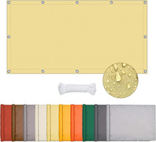 Vela Ombreggiante Impermeabile, Telo Ombreggiante Con Occhiellato, Tenda a Vela 