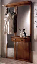 INGRESSO PARETE IN LEGNO NOCE