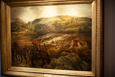 dipinti antichi  James clarcke hook british fiamminghi oil painting  vittoriano 