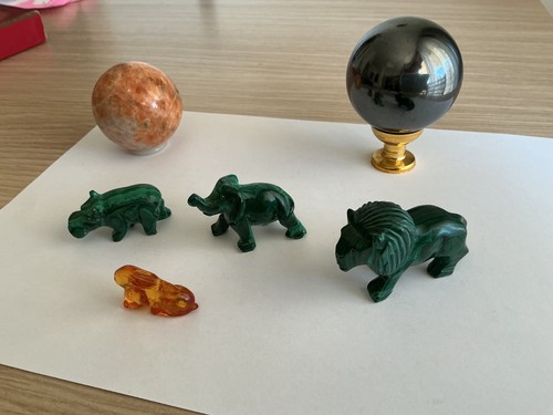 Animali malachite ambra - in,