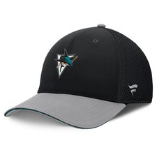 Cappello Uomo Fanatici Nero San Jose Sharks Fundamentals Span Flex