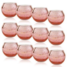 12 Pezzi Porta Candele Vetro