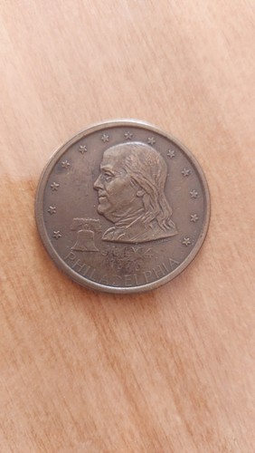 Medaglia bronzo bicentenario - medaglia,