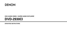 Denon DVD-2930CI DVD Player
