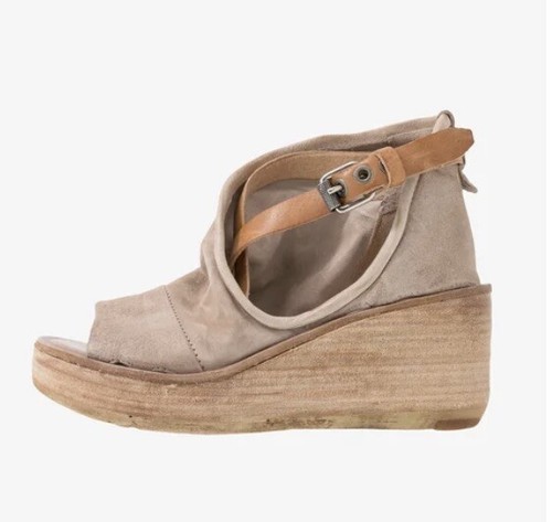Scarpe donna pelle scamosciata