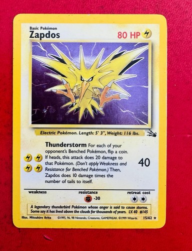 Lotto carte pokemon - pokemon, zapdos
