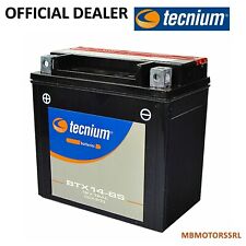 BATTERIA TECNIUM BTX14BS YAMAHA YFM R Raptor 660 2001-2005 12V/12AH YTX14BS