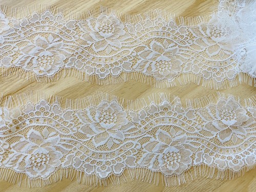 Ciglia ricamate bianche - , 3