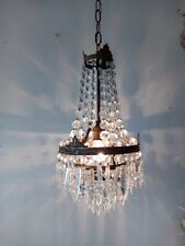 Lampadario d'epoca impero pendenti 1 luce Empire antique chandelier lustre
