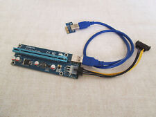 PCI-E 1x to 16x Riser ( GPU Extender ) USB 3.0 + adattatore