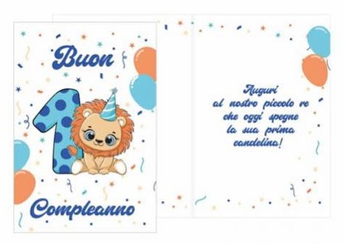 Biglietto auguri primo - biglietto, d'auguri
