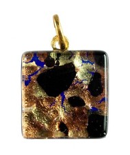 Pendente In Vetro Di Murano Splendente - Gioielli Venezia # 5548