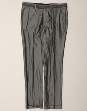 ZARA Pantalone Tuta Uomo Slim W36 L34 Grigio Cotone DC21