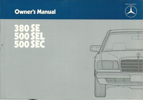 Mercedes 126 owner manual - c,