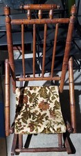 Antica sedia dondolo con - sedia, a