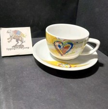 N. 1 Tazza Rosenthal Thomas Epoque Carla Manco 1999/2000 con piattino abbinato