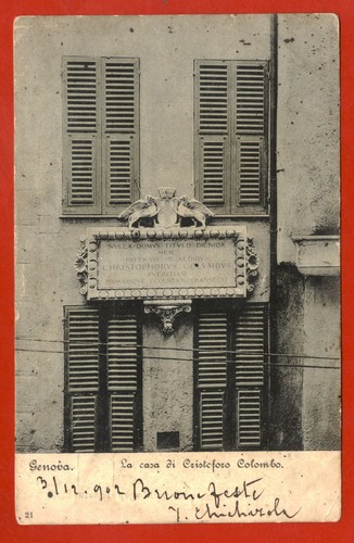 Genova casa cristoforo - casa, di