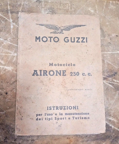 Manuale moto guzzi airone - manuale,