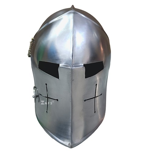 Elmetto medievale barbuta - barbuta, per
