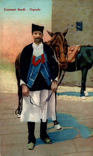 Nuoro costume orgosolo - orgosolo, f
