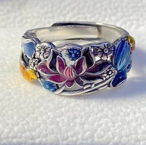 Anello vintage placcato - anello,