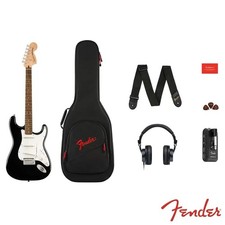 Squire Stratocaster Mustang by Fender Chitarra Elettrica Affinity Series Pack Nero
