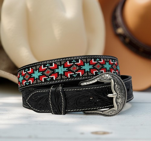 Cintura western con - , perline