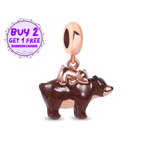 Ciondolo orso mamma per