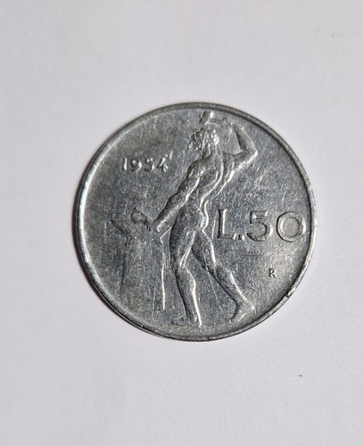 Moneta lire vulcano del - 50,